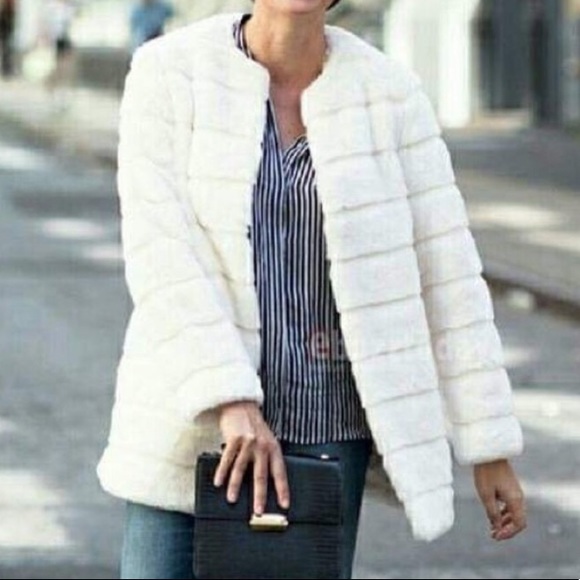 Zara Jackets & Blazers - ZARA  Faux fur coat